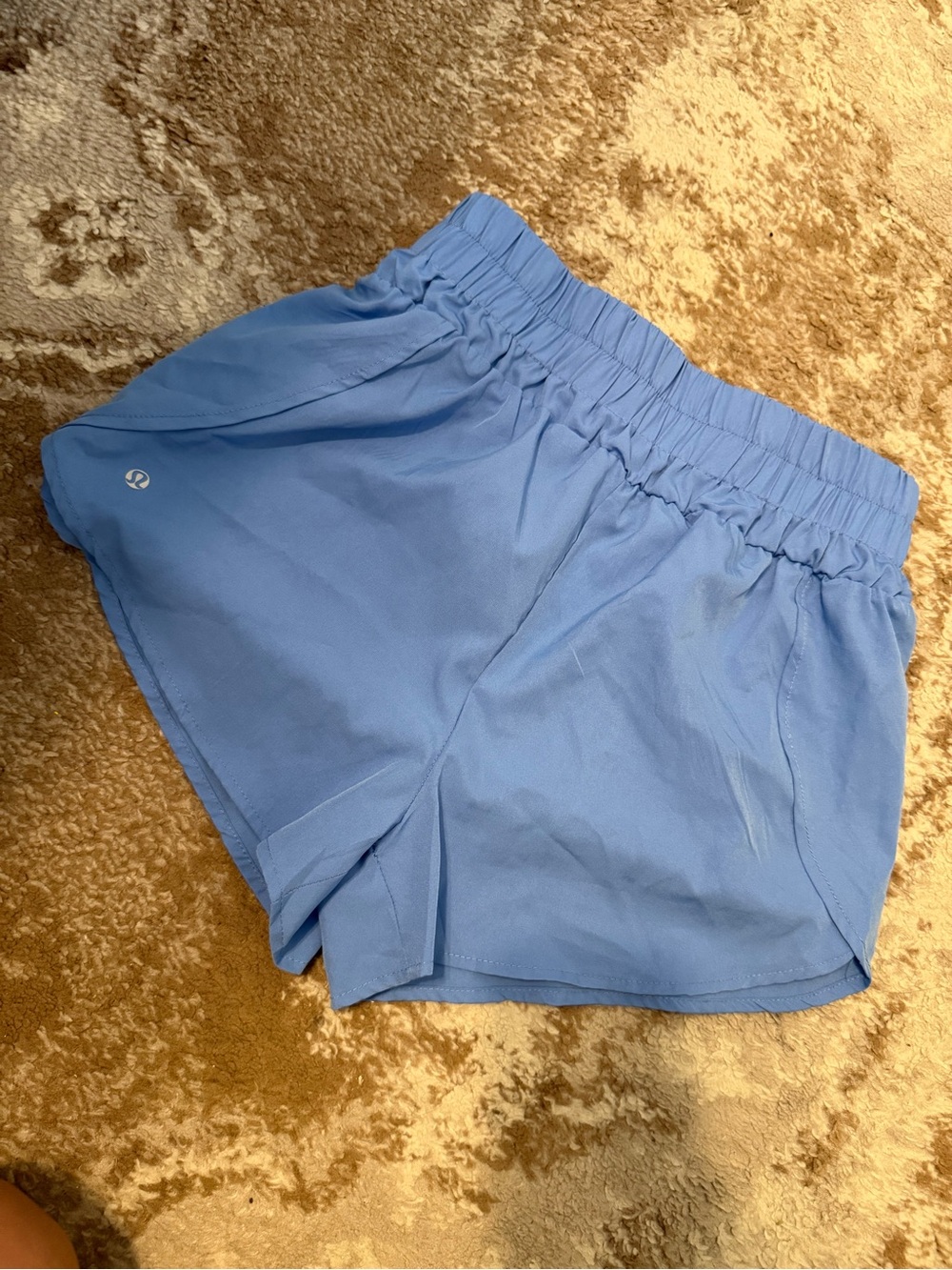 lululemon athletica Light Blue Women's Athletic Running Shorts